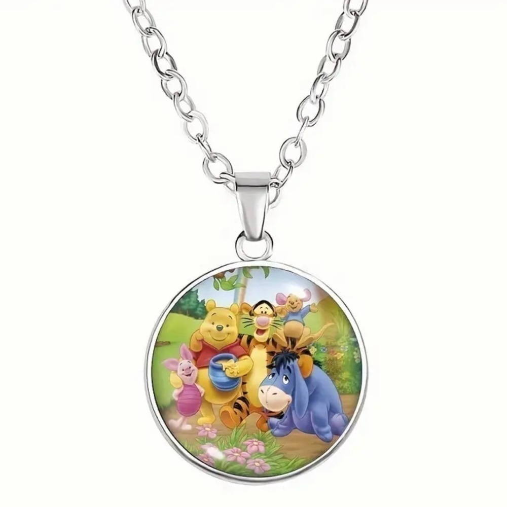 Winnie The Pooh & friends necklace (new)